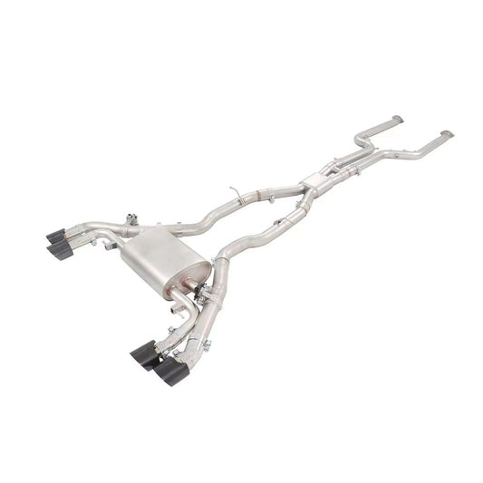 valved catback exhaaust for bmw f98 x4m lci