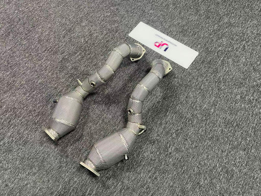 porsche 718 gt4 rs over axle downpipe