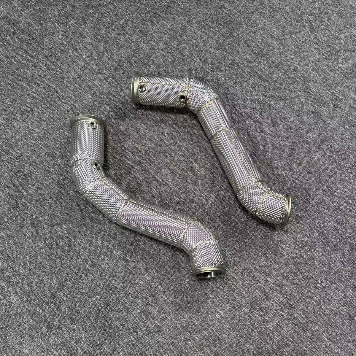 mclaren gts v8 exhaust downpipe