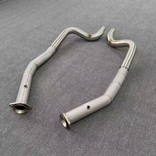 free flow downpipe for Jagur f type V6 Supercharged