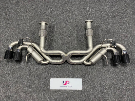 Valved Sport Catback Exhaust System for Chevrolet Corvette C8 6.2L