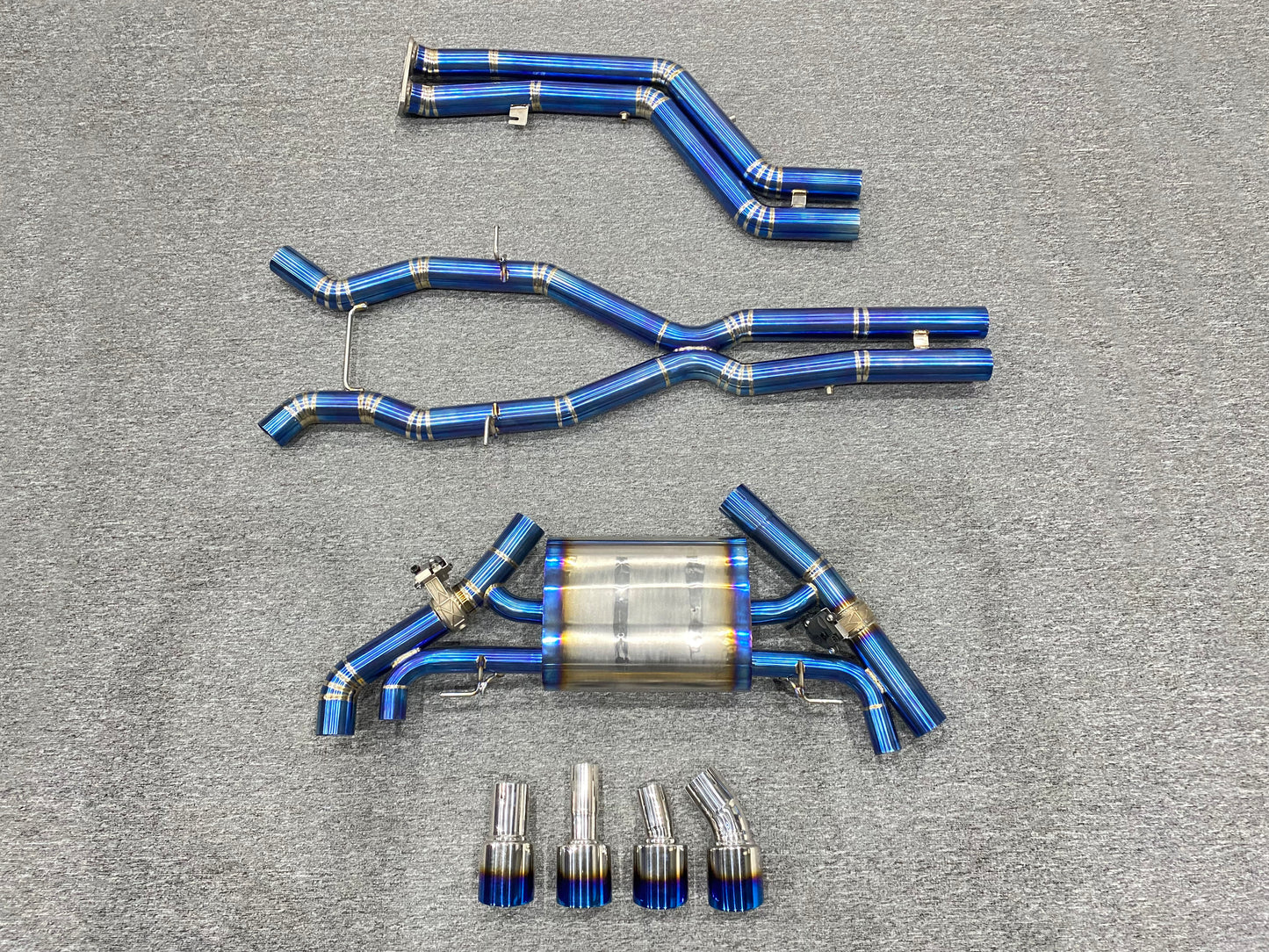 Titanium Catback Exhaust System for BMW F97/F98 X3M/X4M 3.0T