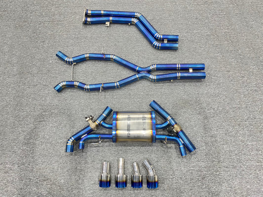 Titanium Catback Exhaust System for BMW F97/F98 X3M/X4M 3.0T