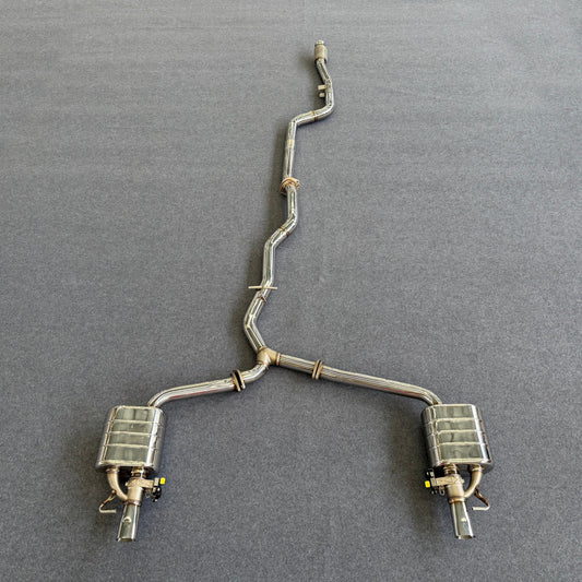 Valved Sport Catback Exhaust System for Mercedes Benz W205 C200/C250/C300 2.0T