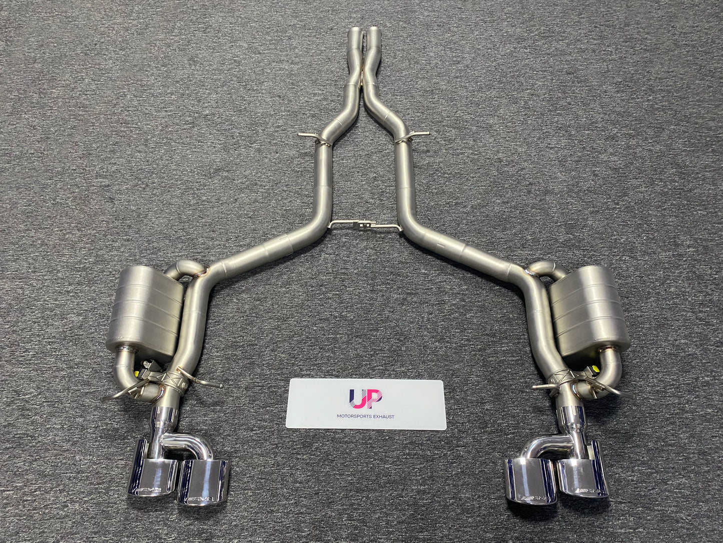 Valved Sport Catback Exhaust System for Mercedes Benz W204 C63 6.2L