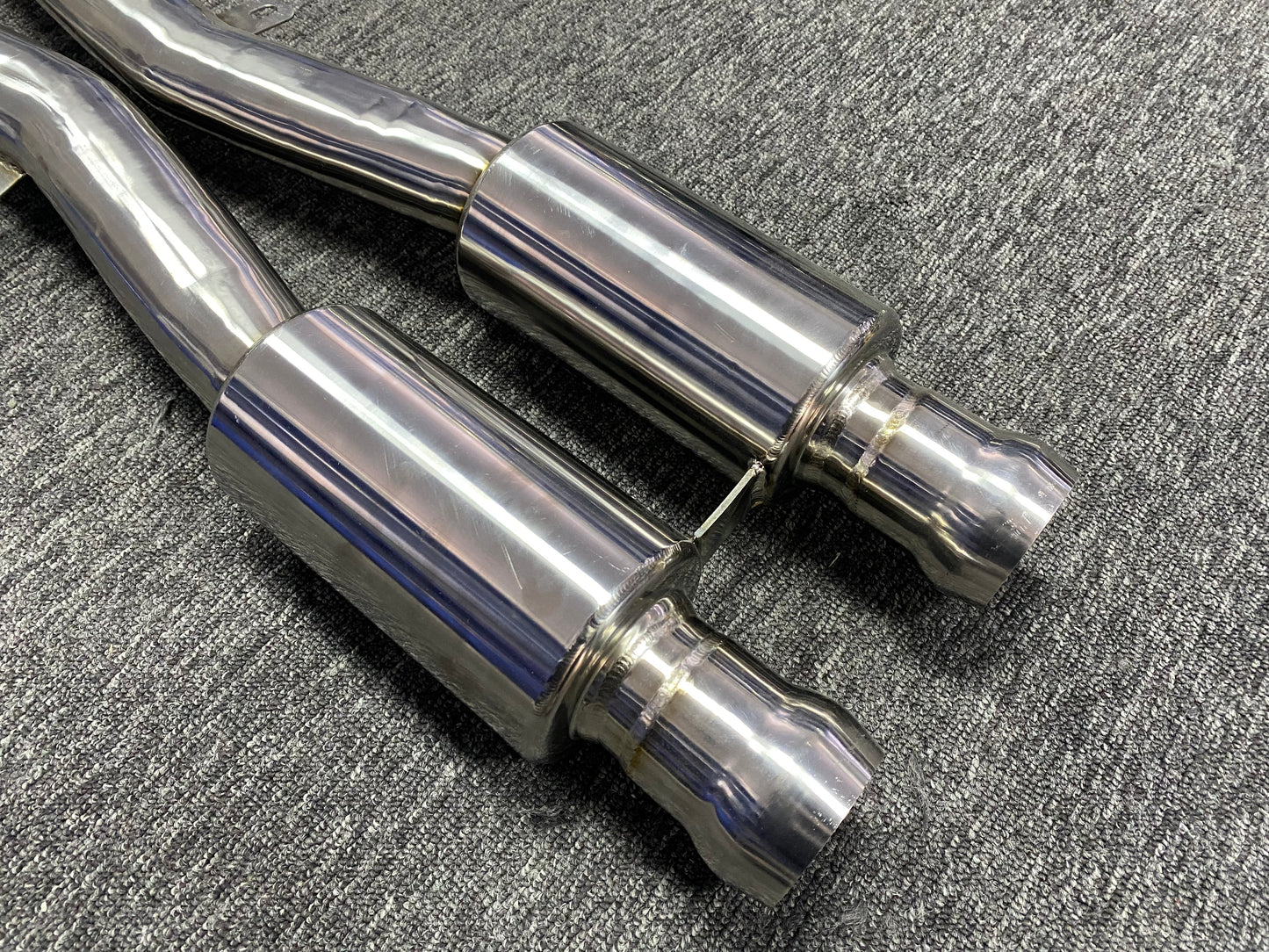 bmw e92 m3 exhaust system with resonator