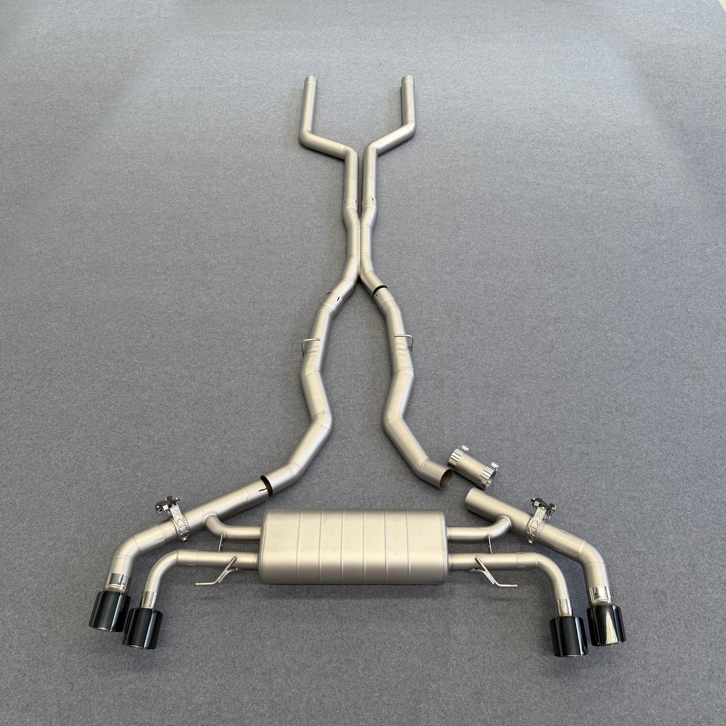 performance exhaust system for bmw x5m f95