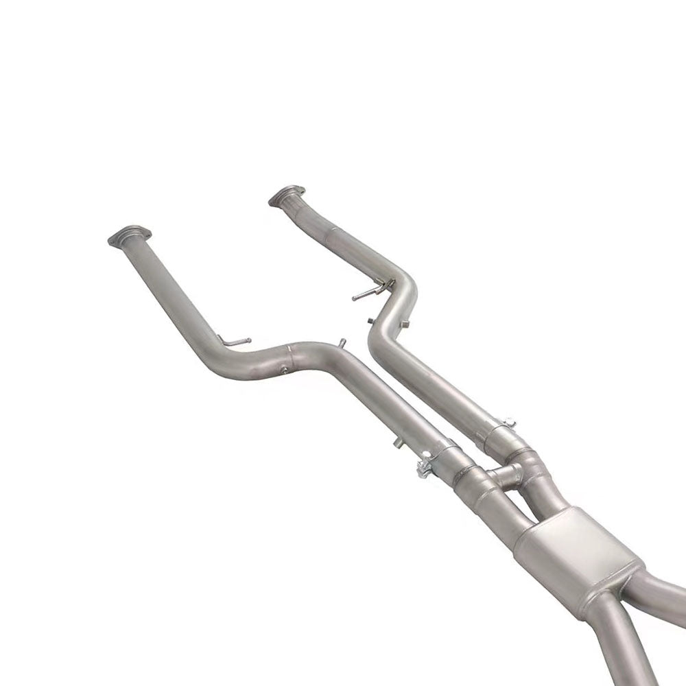 bmw f97 x3m exhaust system with resonator