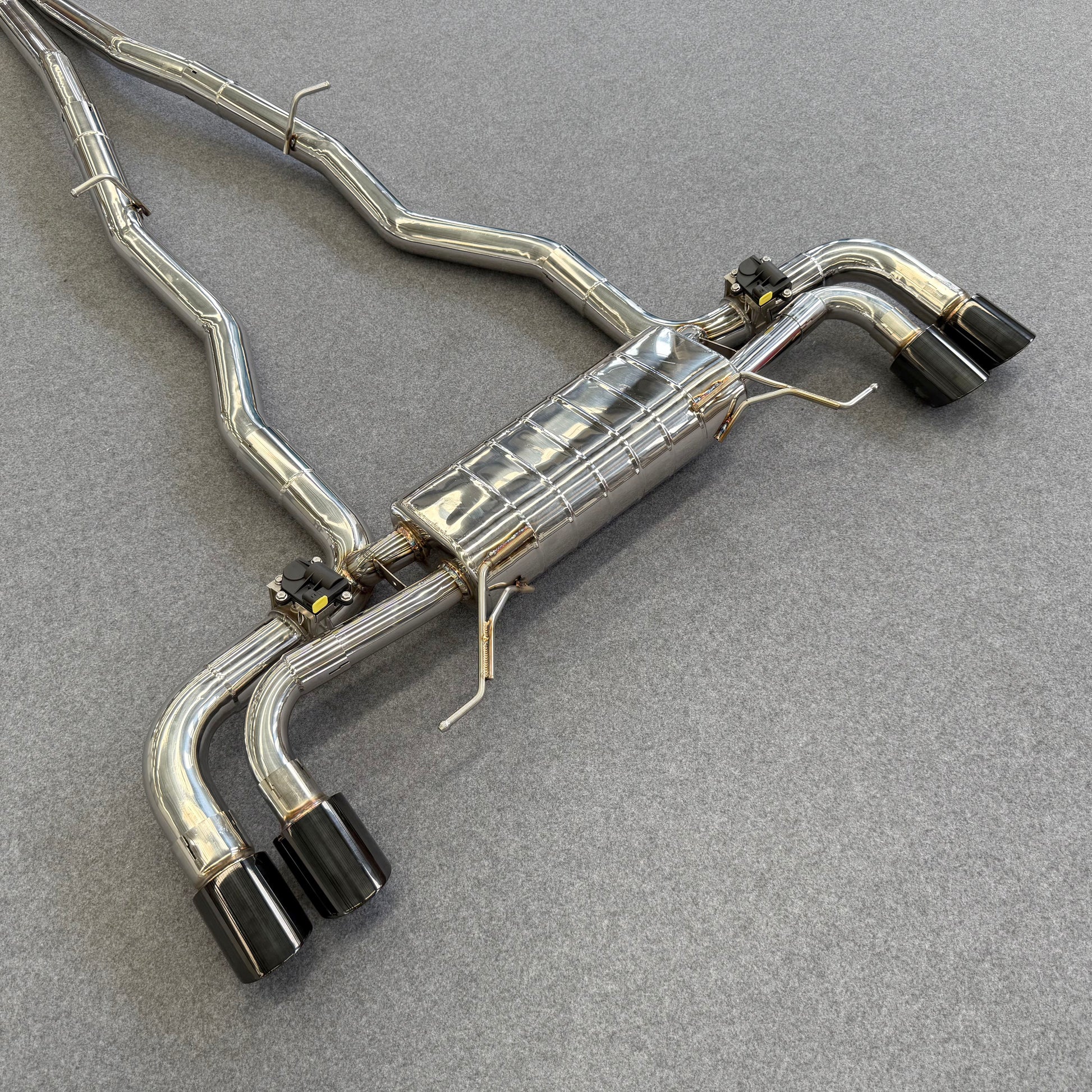 valved exhaust muffler for bmw g15 g16 850i 4.4t