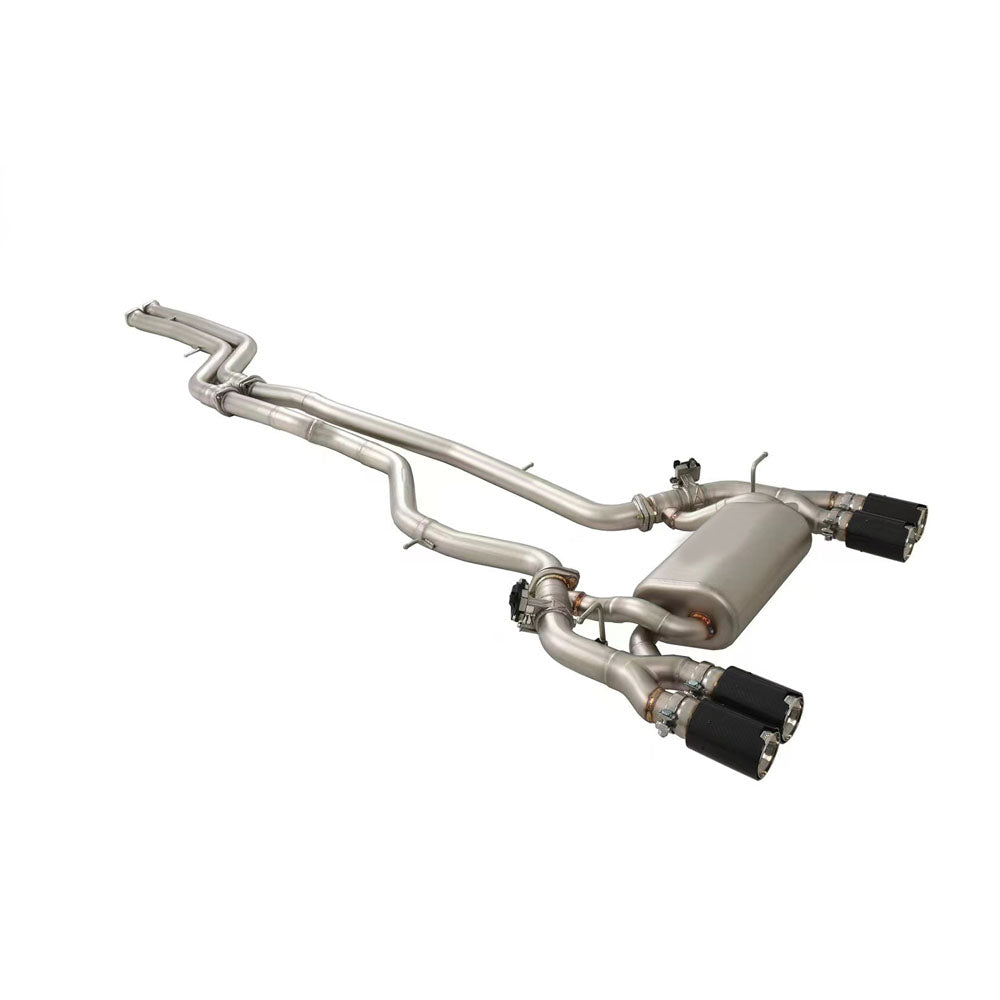 valved catback exhaust for BMW F87 M2 Competition S55 3.0t 