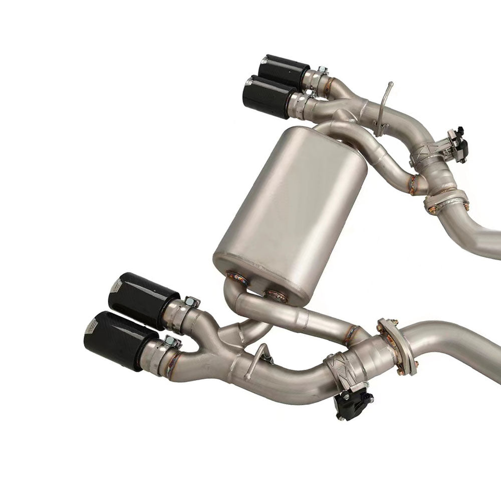 valved muffler for BMW F87 M2 Competition S55 3.0t