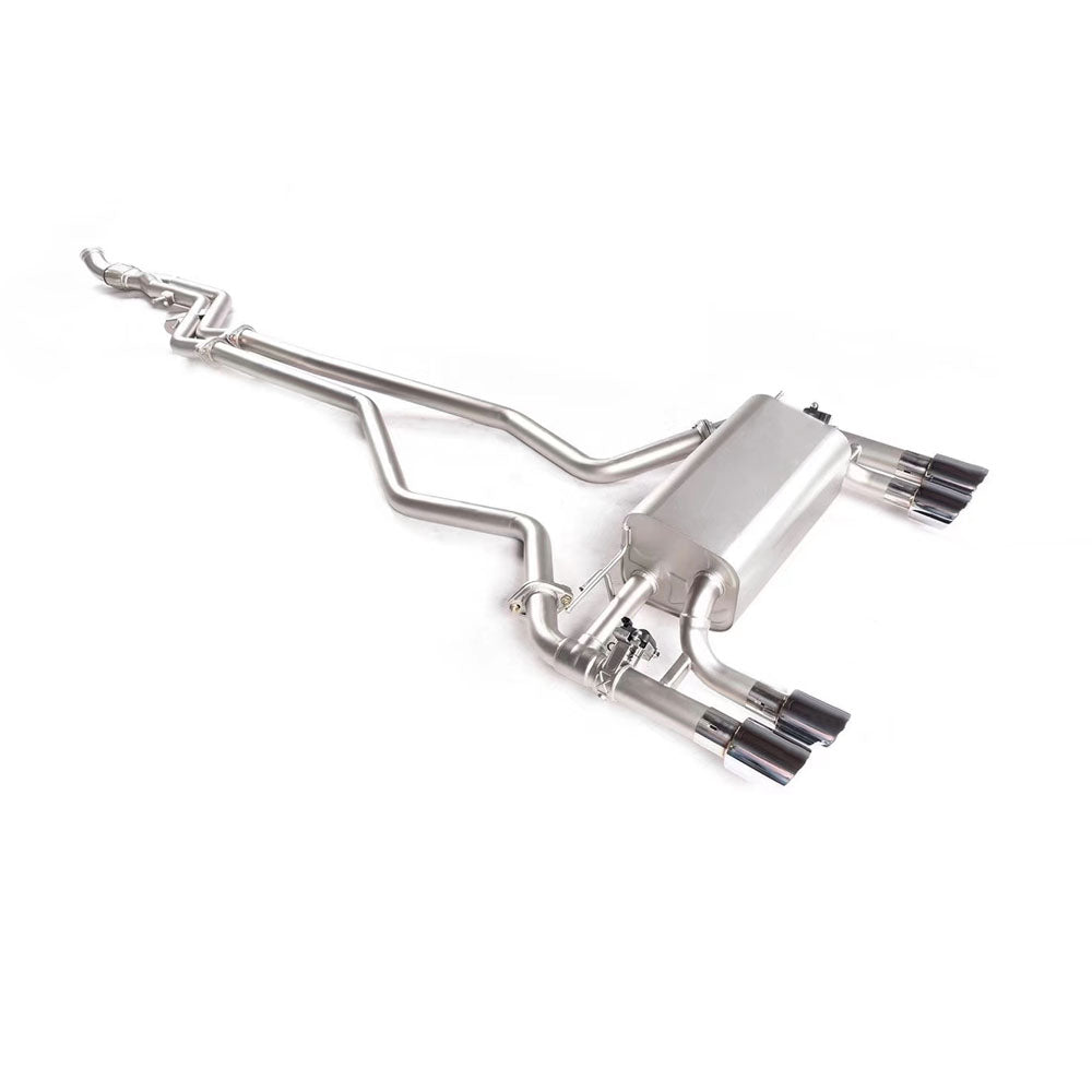 valved catback exhaust for bmw m2 f87 n55
