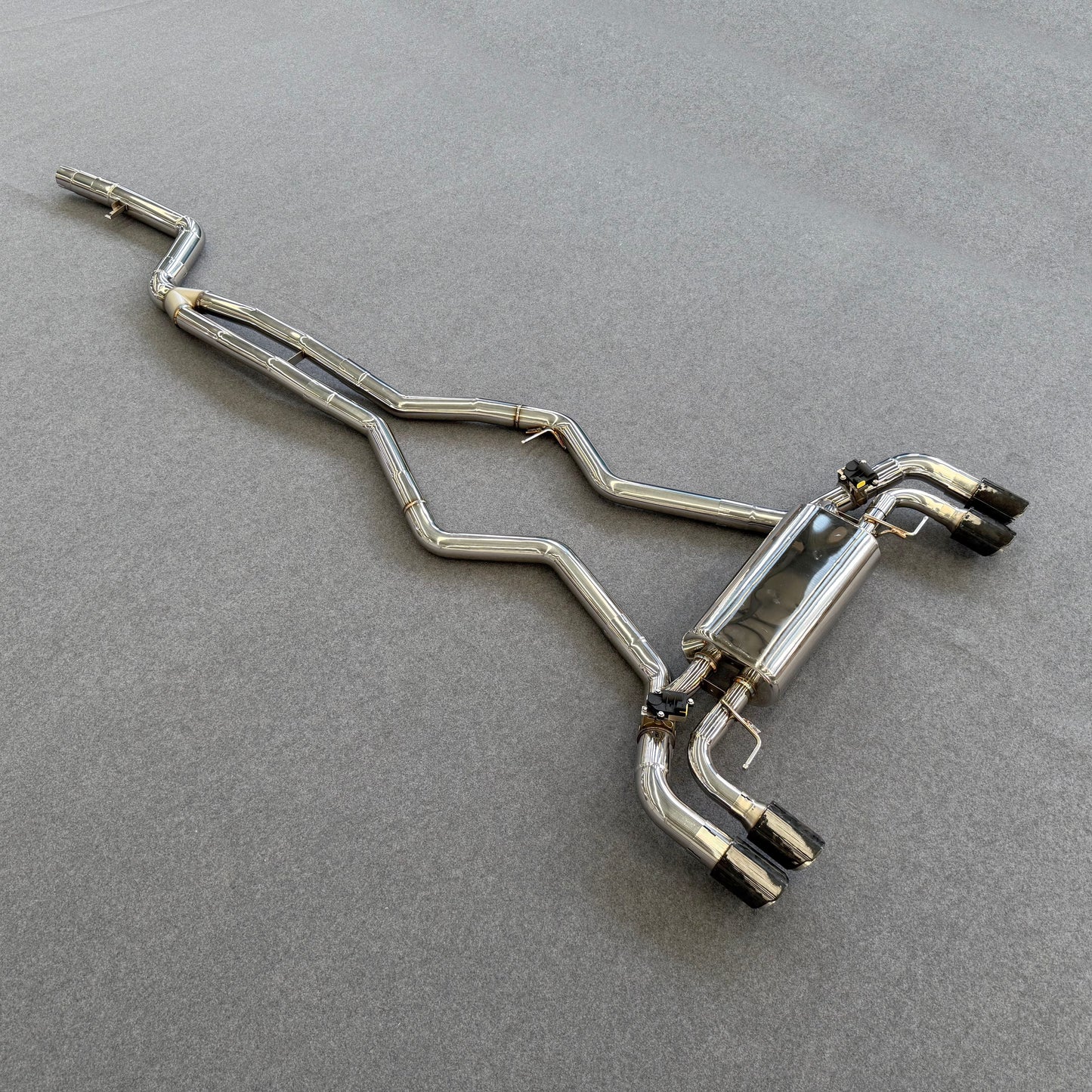 valved catback exhaust for bmw m440i