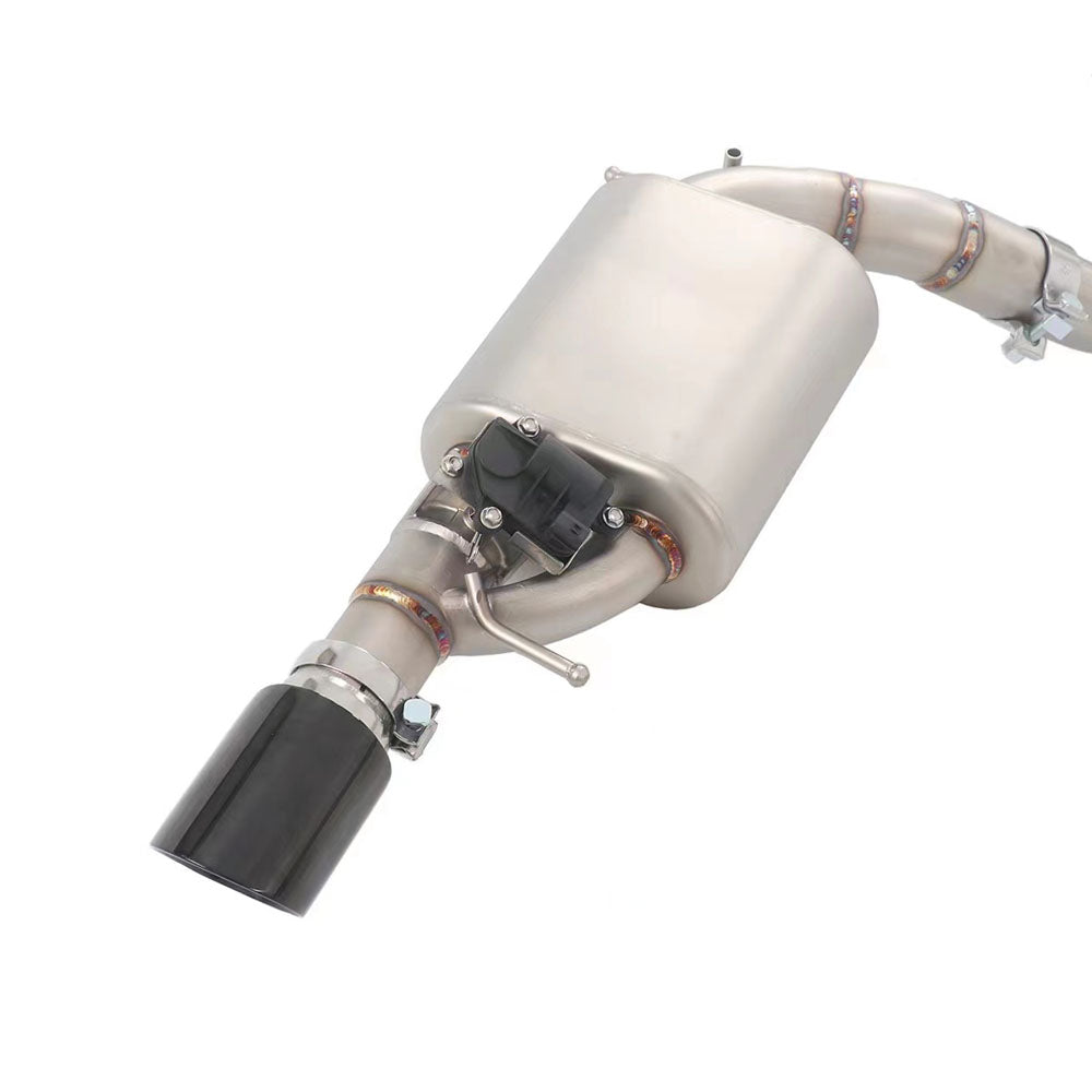 valved exhaust muffler for bmw 335i e9x