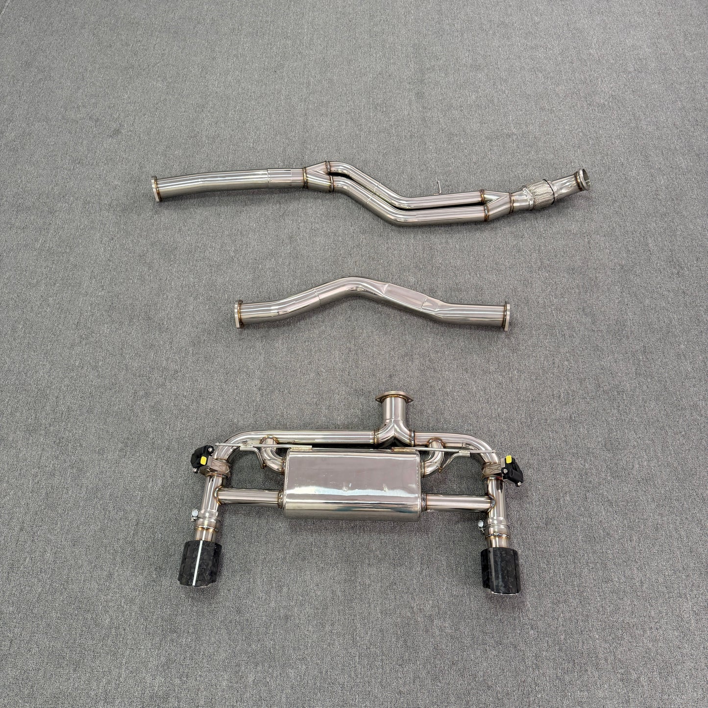 stainless steel exhaust system for m135i f20