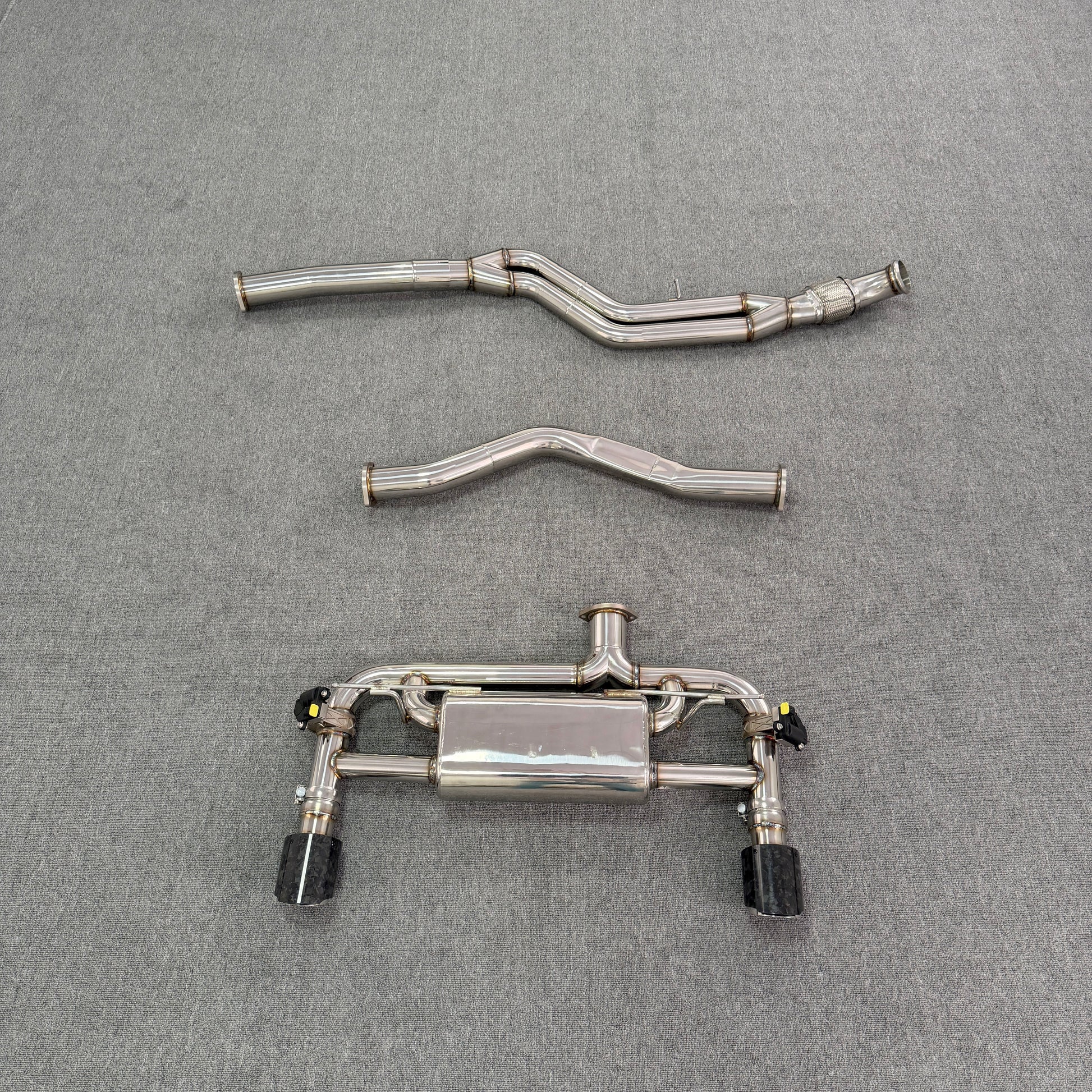 stainless steel exhaust system for m135i f20
