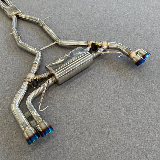 valved exhaust muffler for bmw x3 m40i