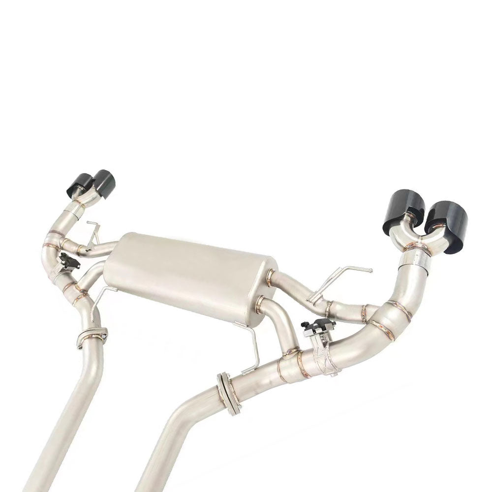 valved exhaust muffler for bwm x5 40i