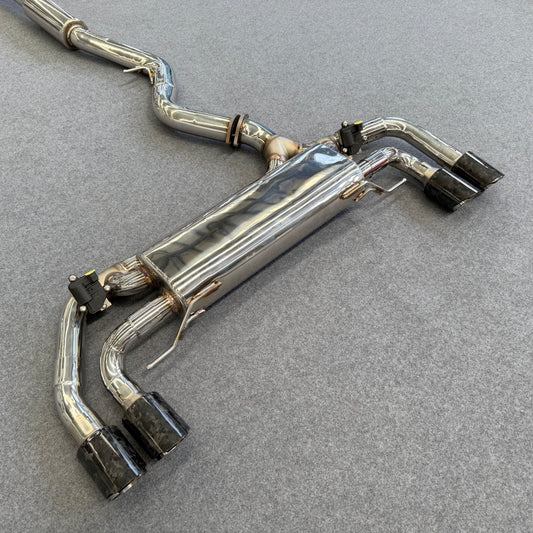 valved exhaust muffler for g20 330i