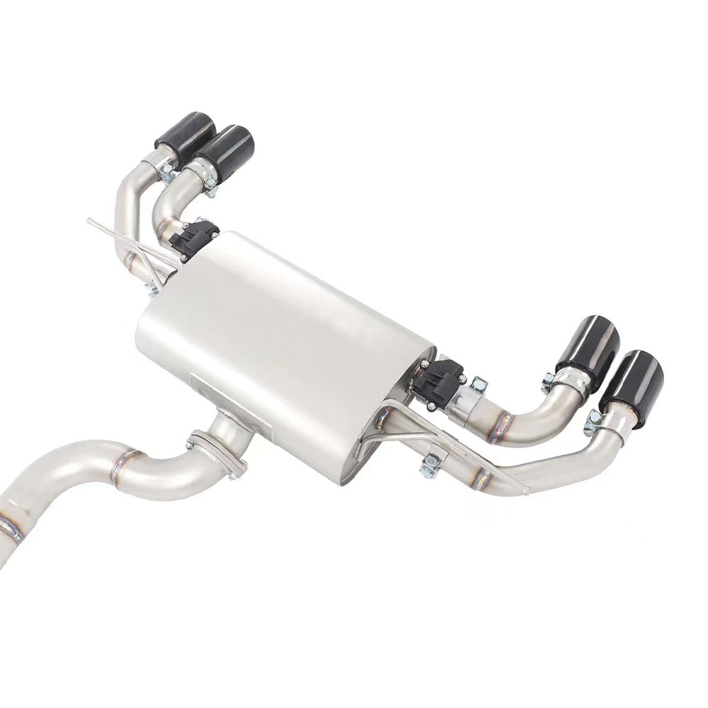 valved exhaust muffler for audi mk3 tts