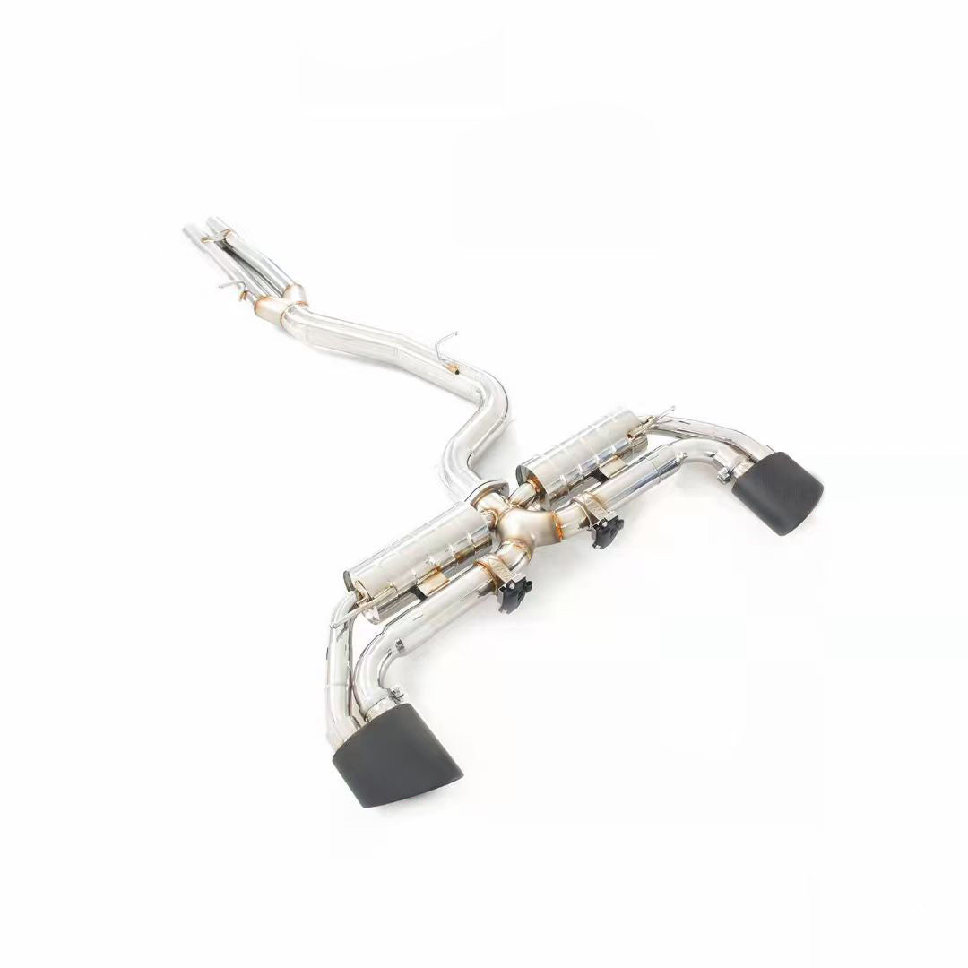 valved catback exhaust for audi ttrs
