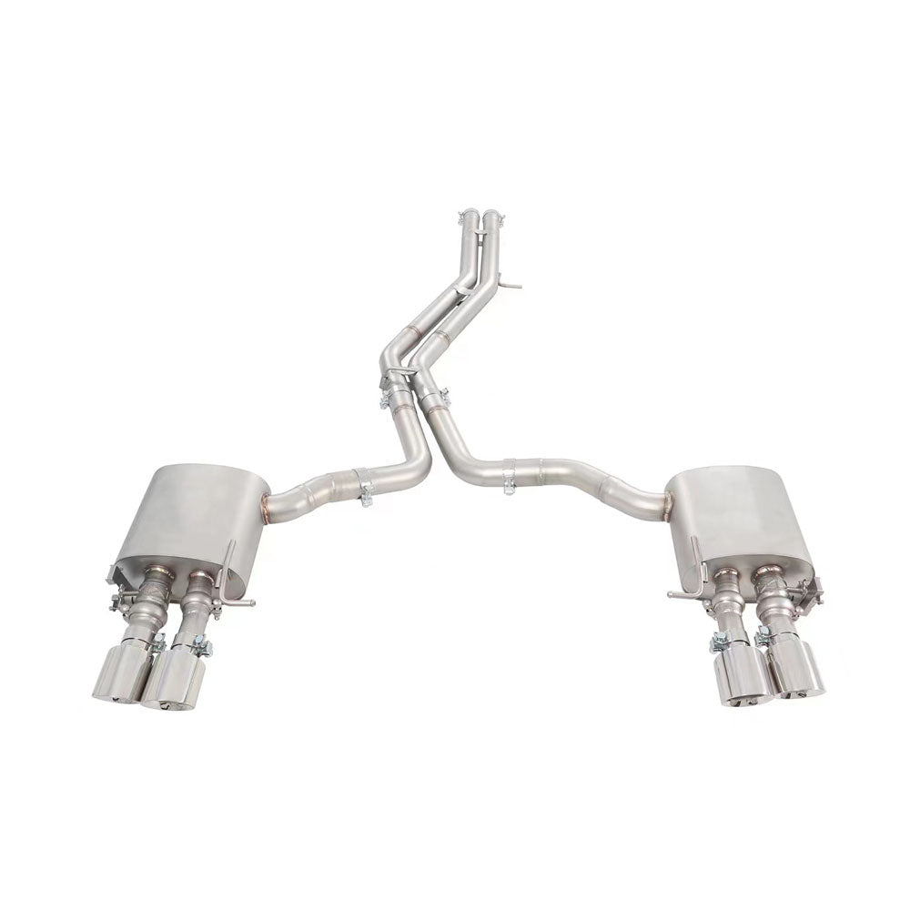 performance exhaust for audi c8 s6 2.9t