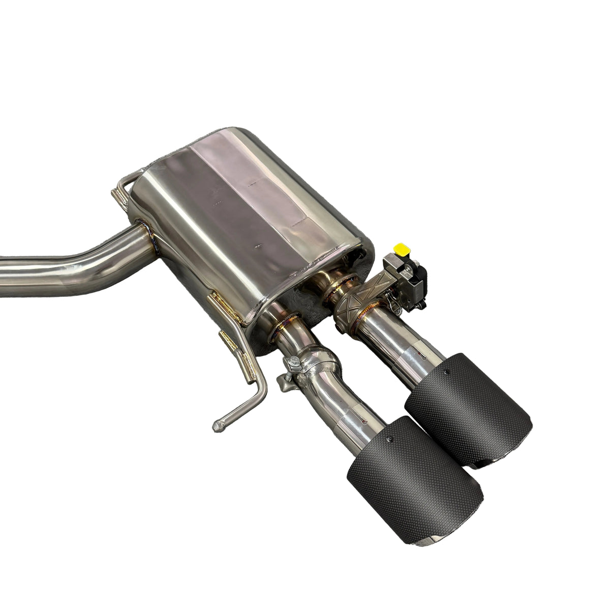 valved exhaust muffler for audi s8 4.0t