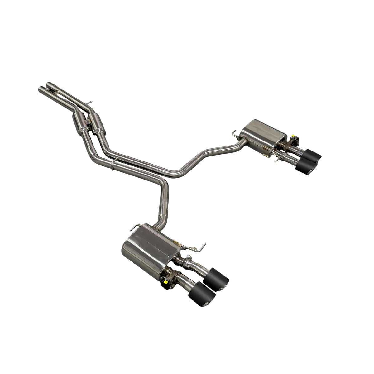 valved catback exhaust for audi s6 c7 4.0t