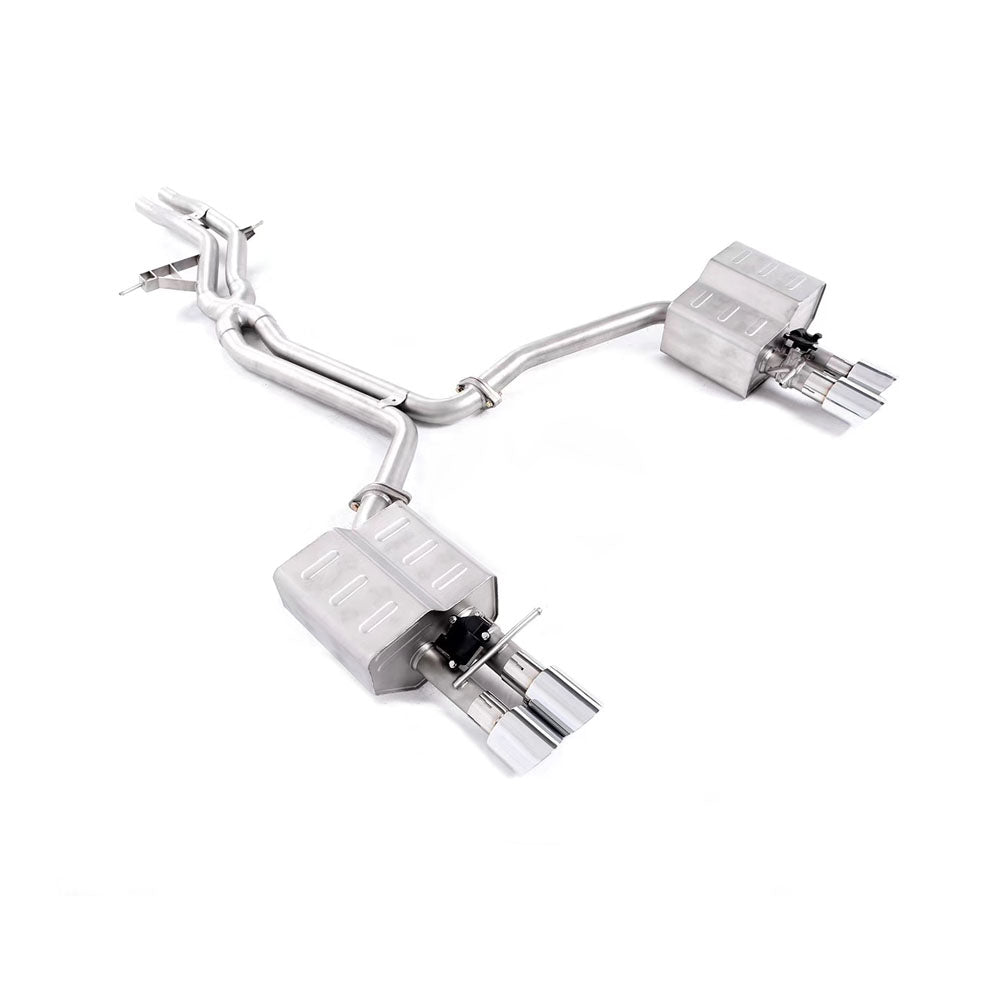 stainless steel exhaust for audi b8 b8.5 s5