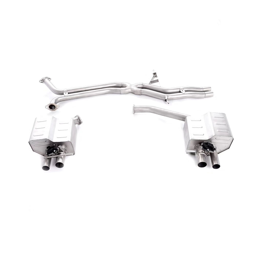 valved catback eexhaust for audi s5 b8 b8.5
