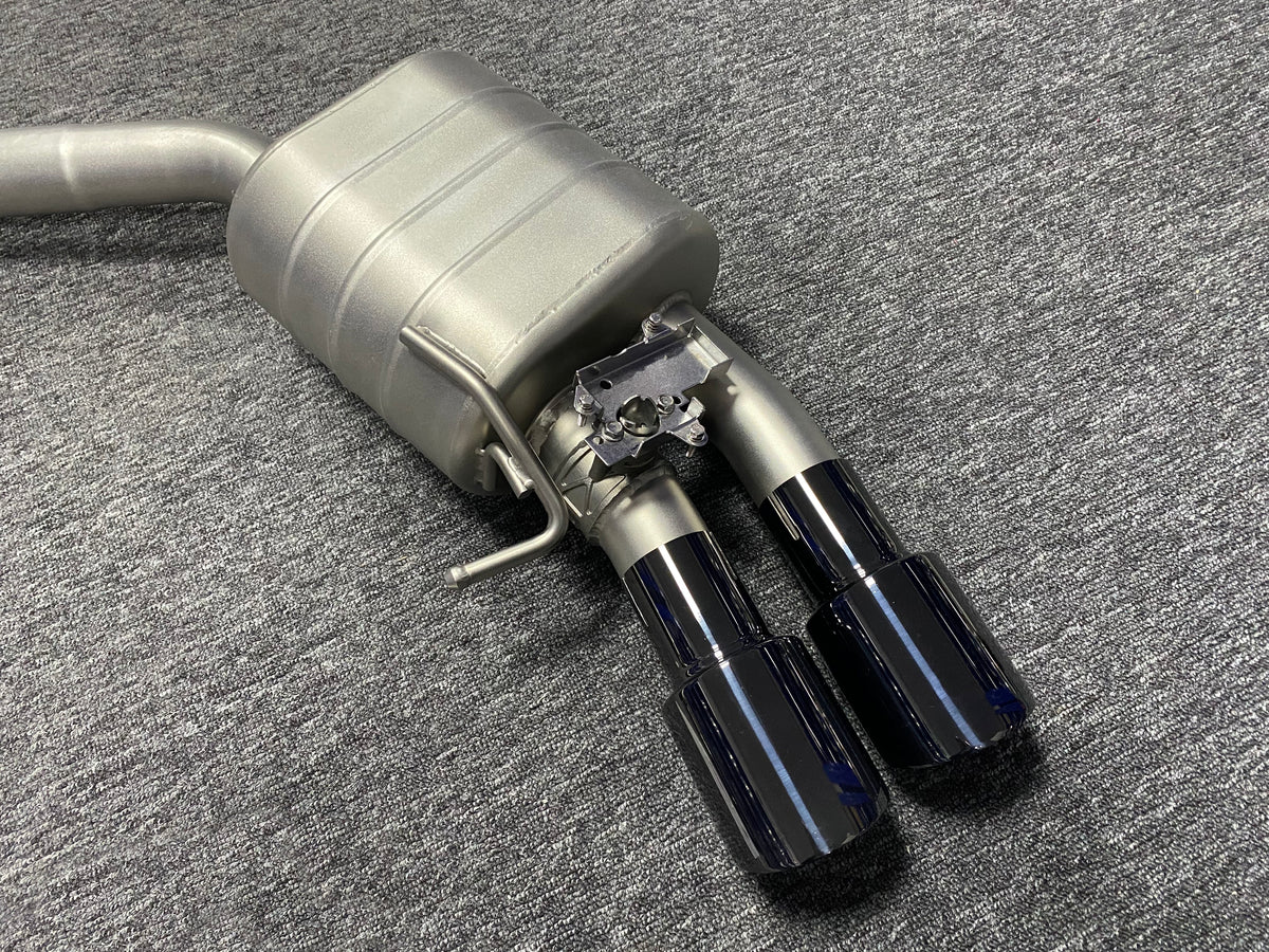 valved exhaust muffler for audi b9 s5