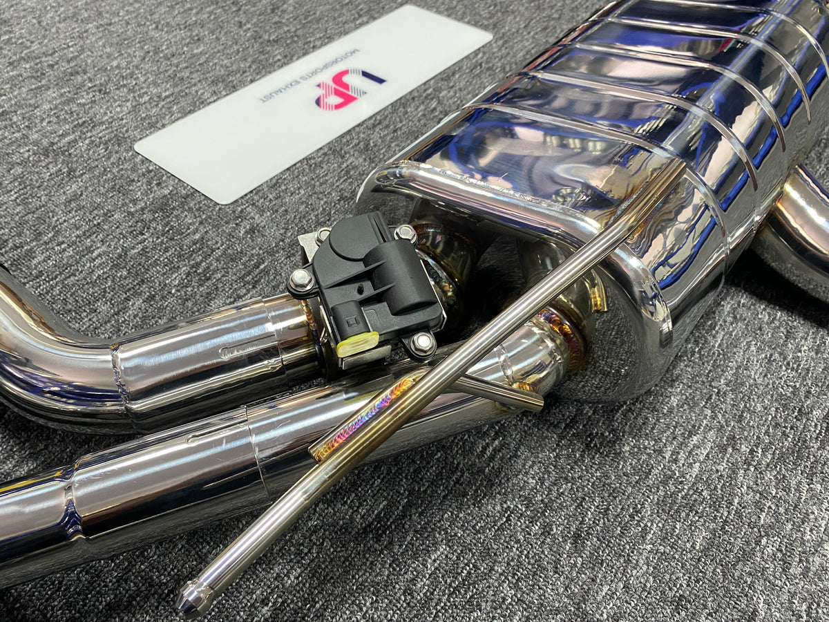 valved exhaust muffler for audi s3