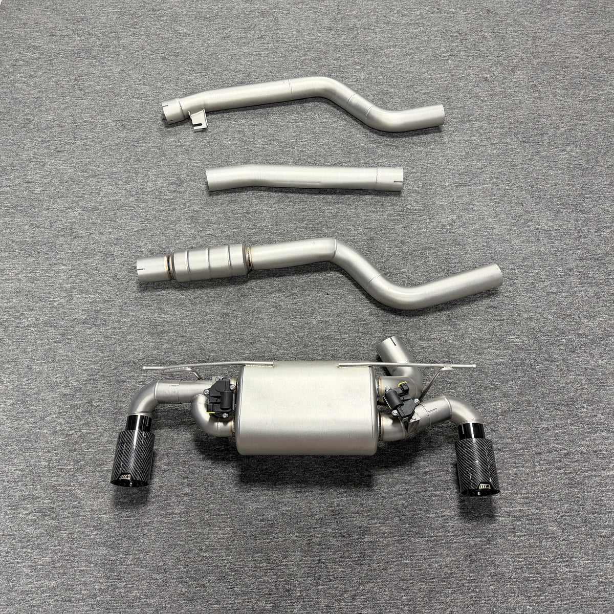 valved exhaust muffler for BMW F20 M140i 