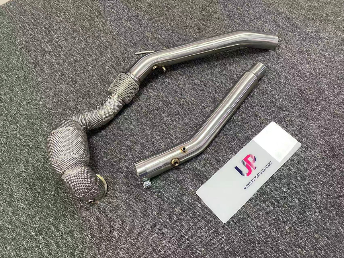 high flow catted downpipe for VW MK8 Golf R 