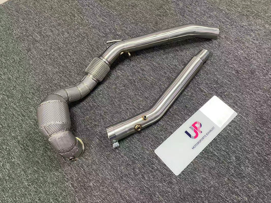 high flow catted downpipe for VW MK8 Golf R 
