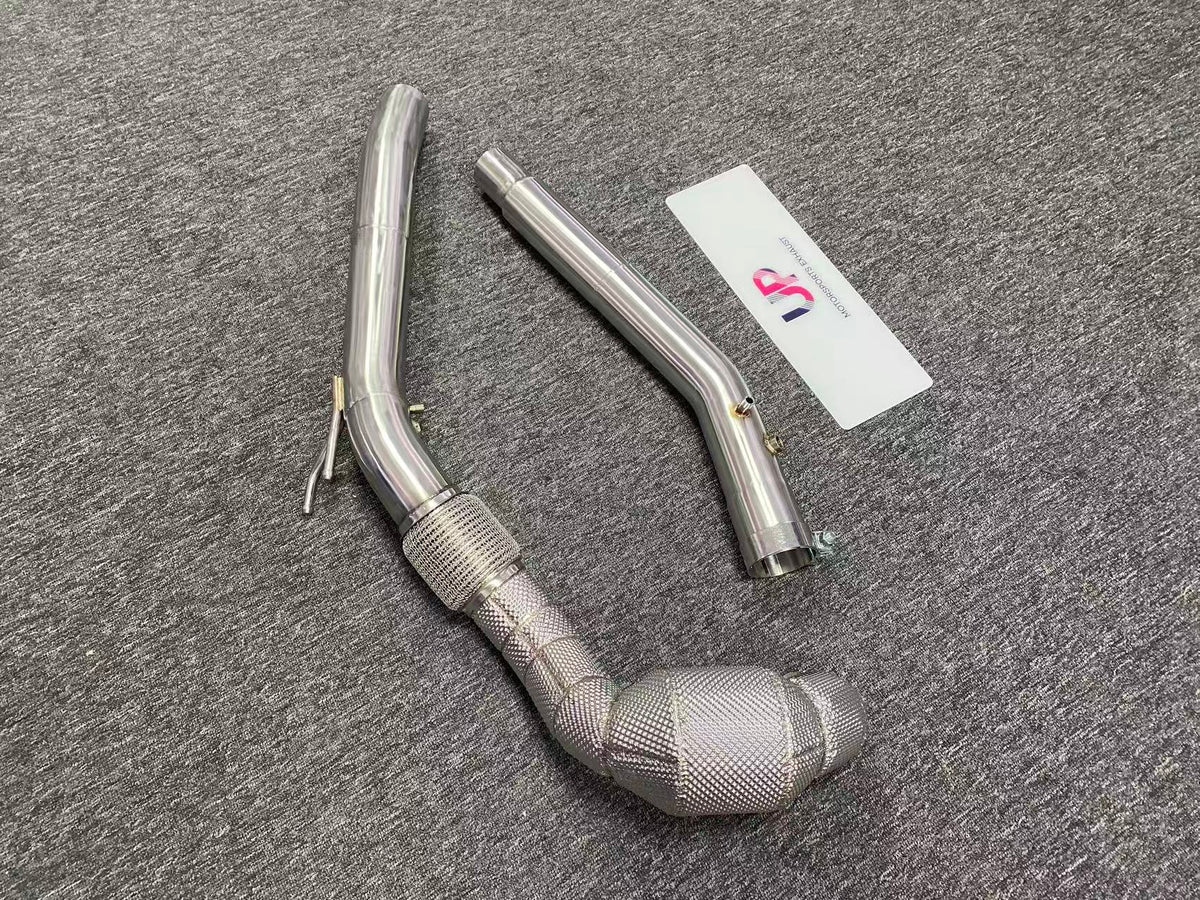 exhaust downpipe for VW MK8 Golf R 