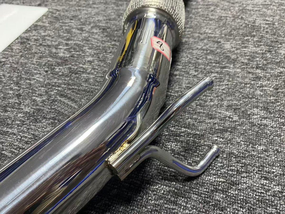 stainless steel downpipe for vw mk7.5 gti