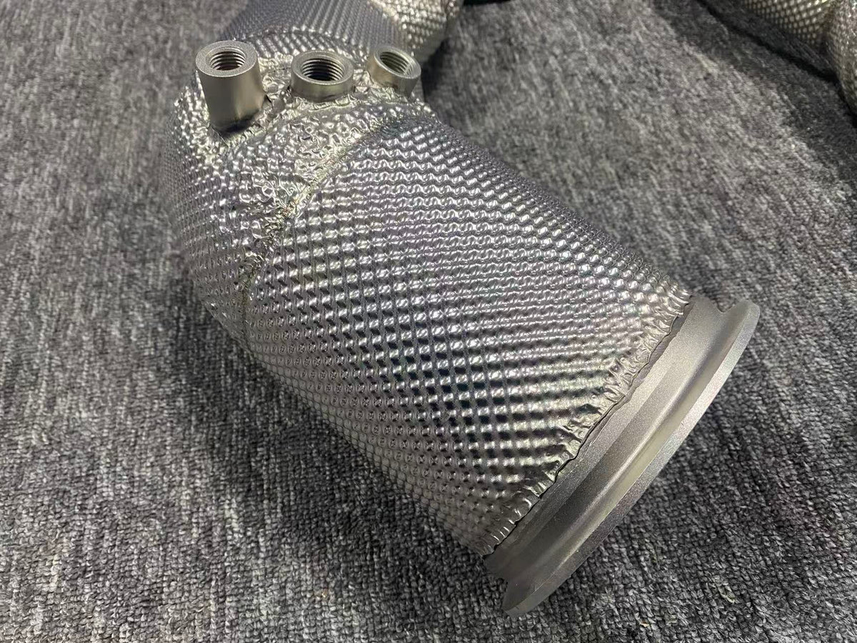free flow downpipe for porsche macan gts