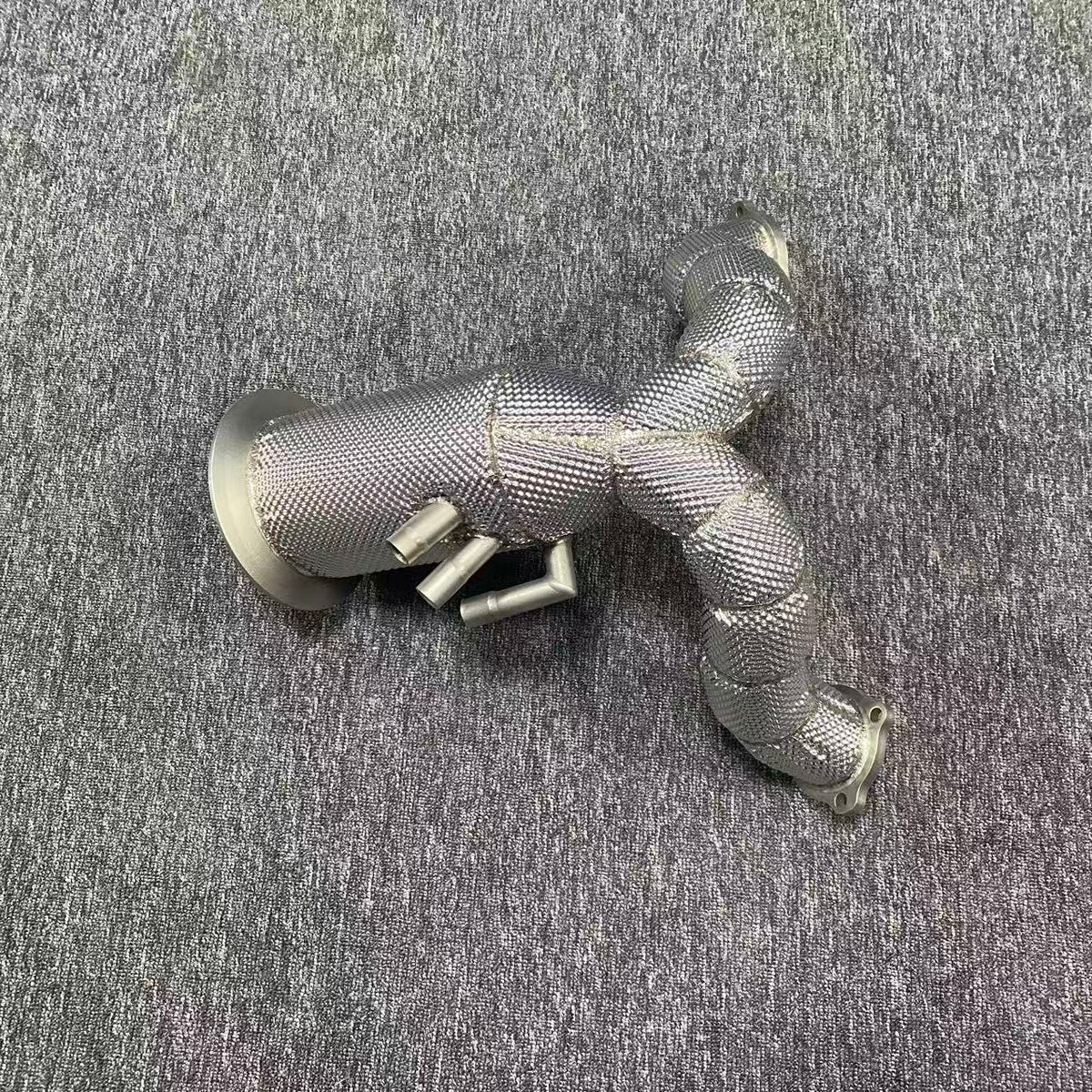 performance exhaust downpipe for cayenne 3.0t v6