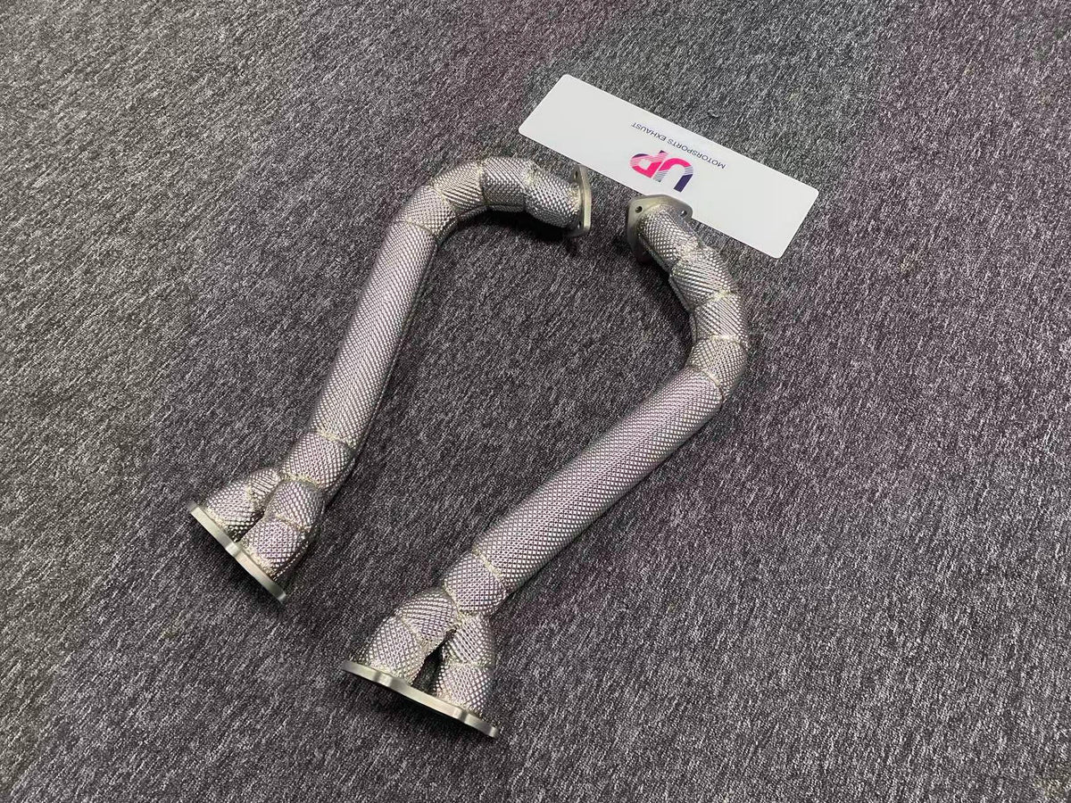 over axle downpipe for porsche 718 cayman gt4 gts