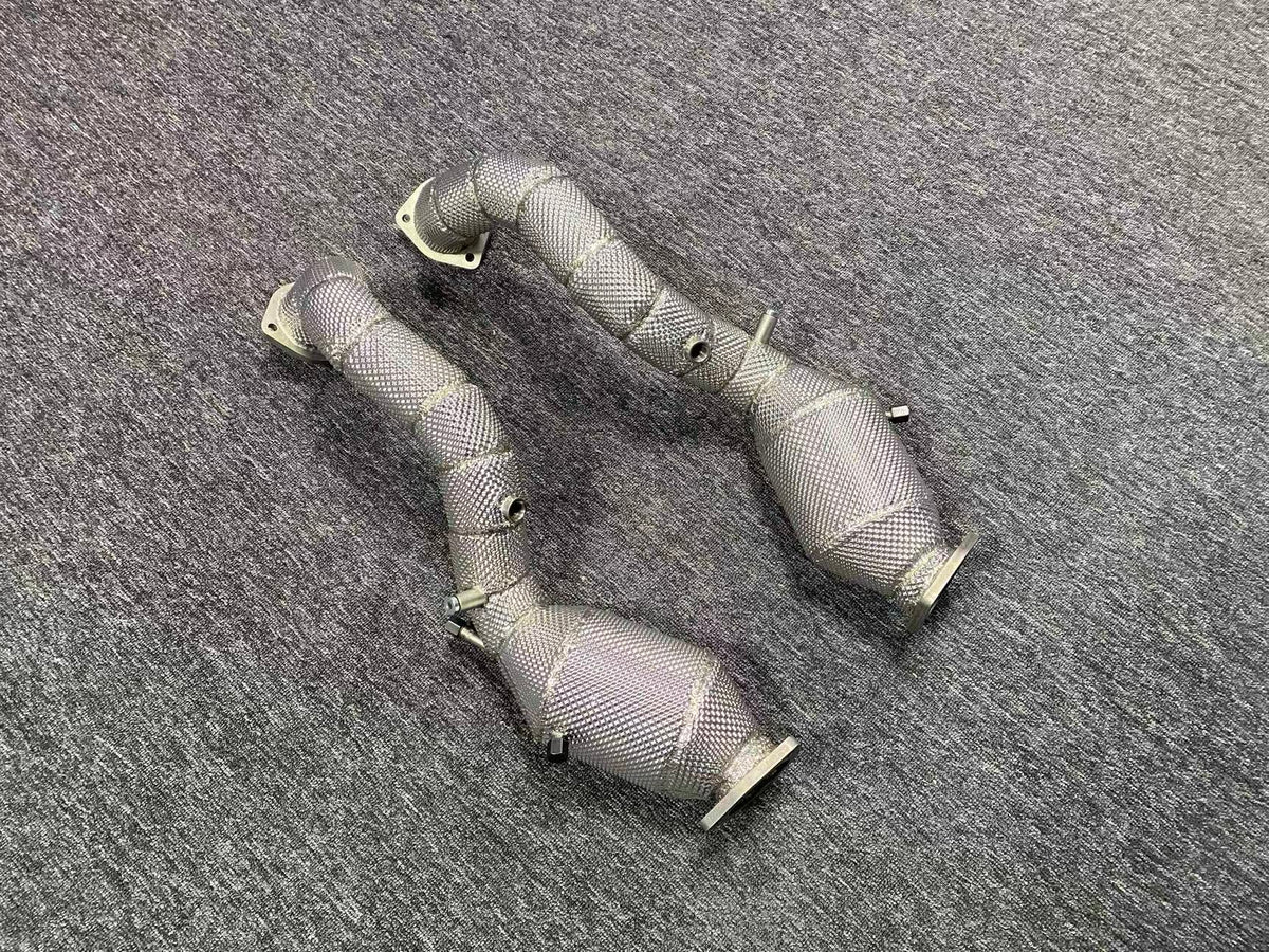 high flow catted downpipe for 718 spyder rs