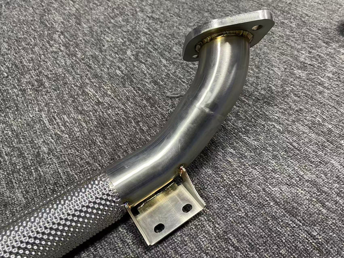 exhaust downpipe for 718 cayman s
