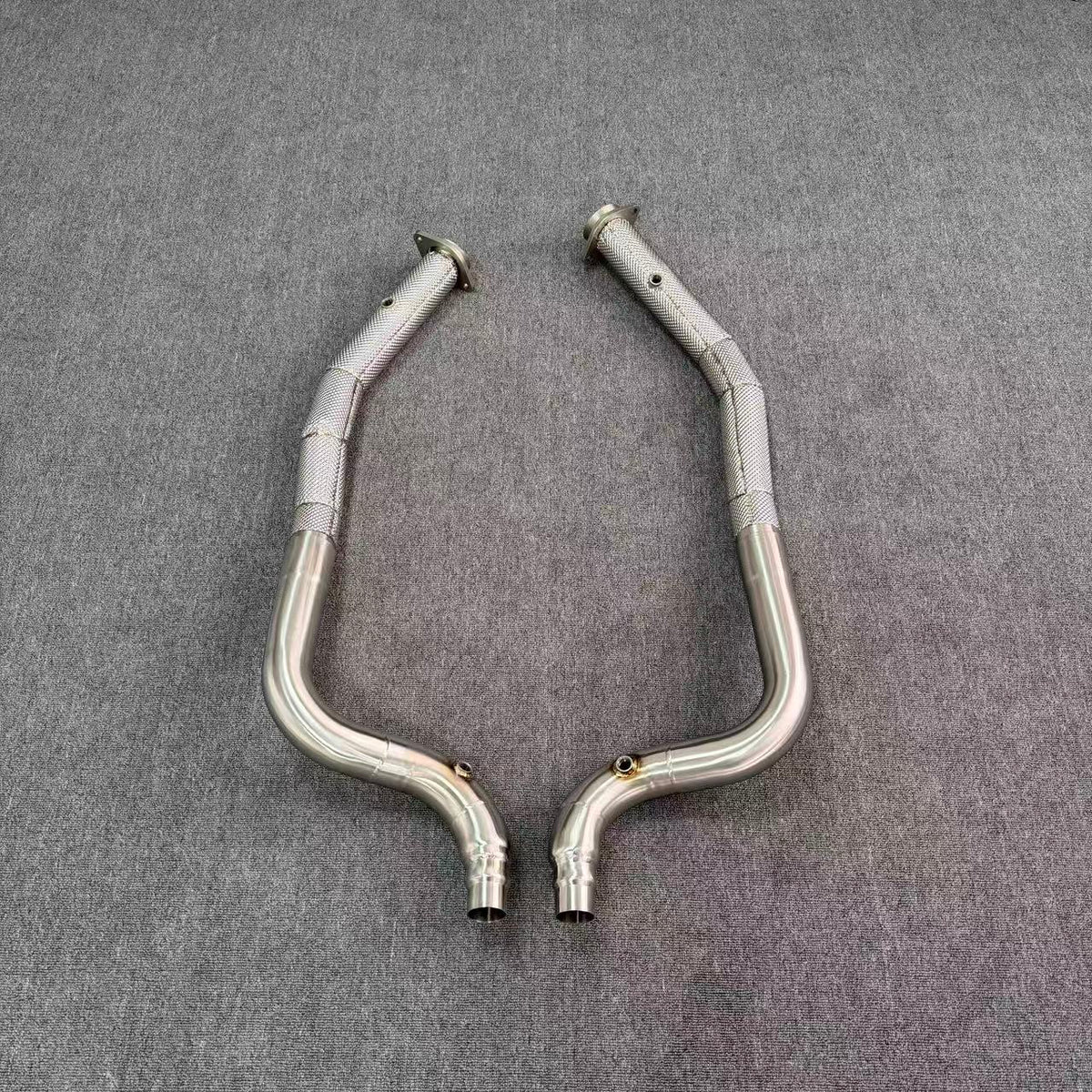 performance downpipe for Jagur  f type  V6 Supercharged