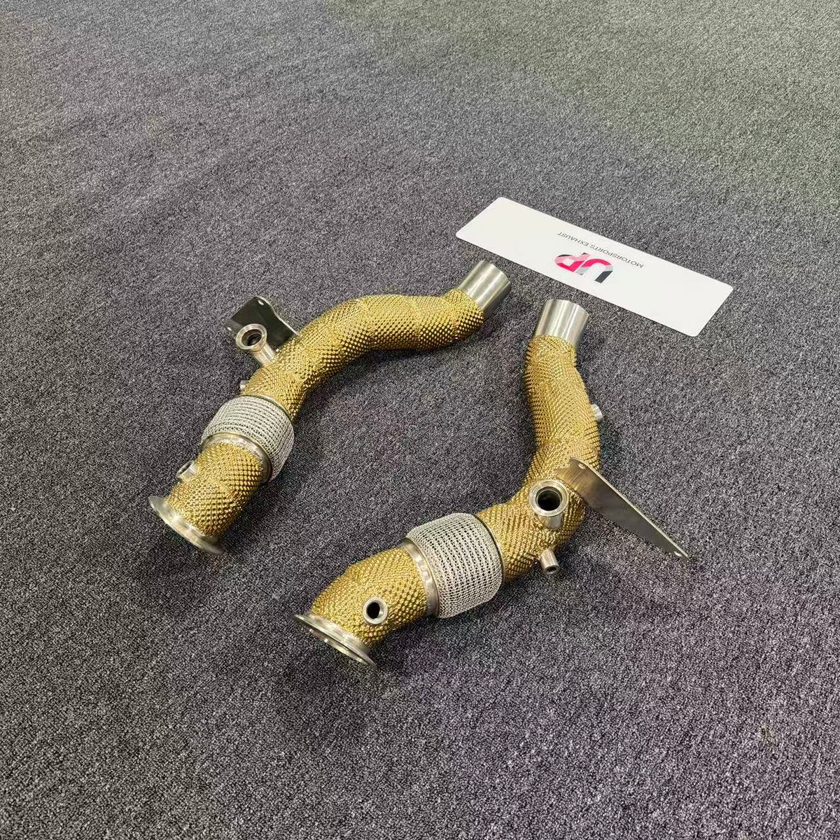 free flow downpipe for ferraari f8 
