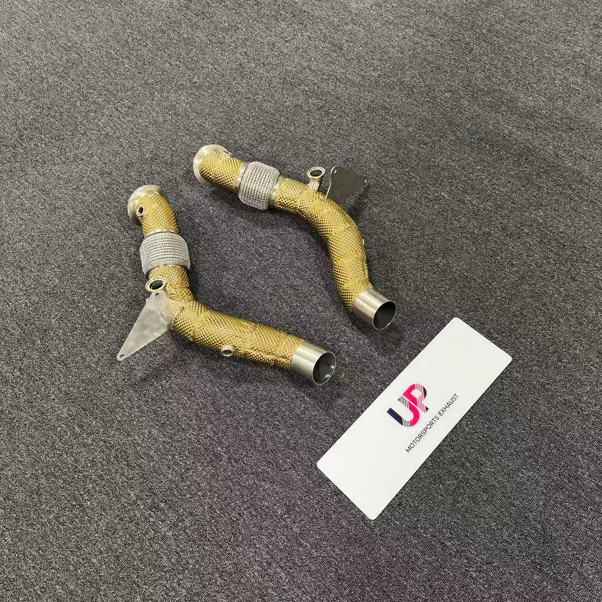 exhaust downpipe for ferrari f8 v8
