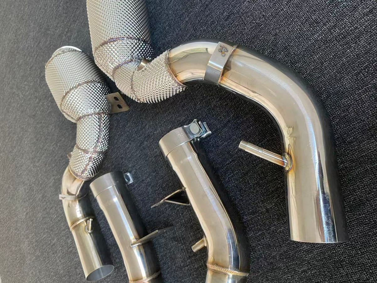 racing downpipe for mercedes gle63s 