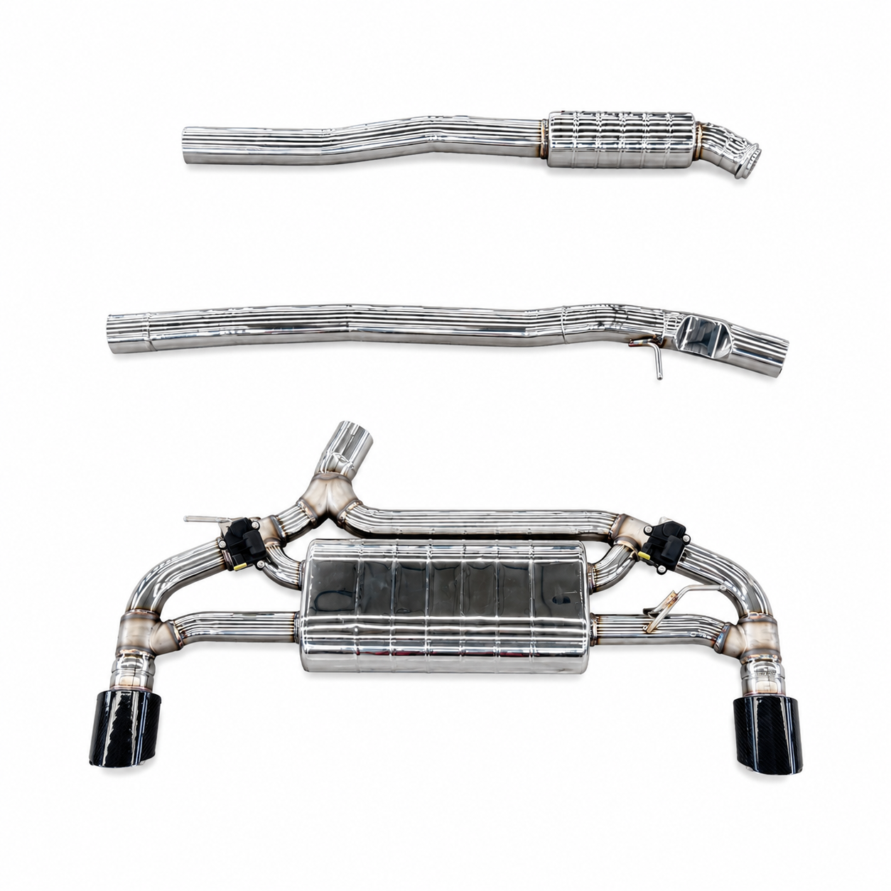 stainless steel exhaust system for m135i f40