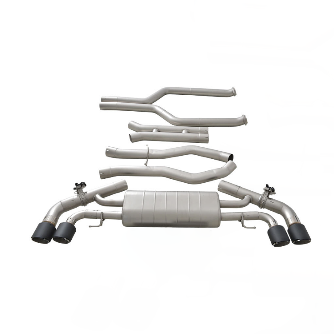 valved catback exhaust for bmw f95 x5m lci 